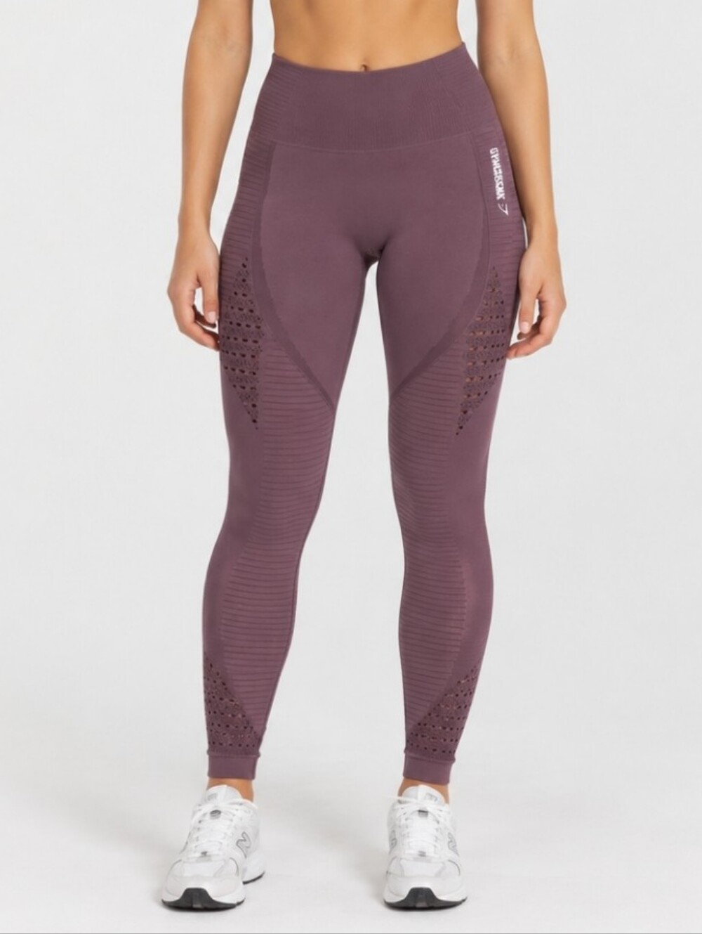 Gymshark Energy Seamless High Waisted Leggings Purple Mauve Discontinued OG